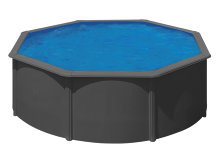 Pool Basic Antracit 10680 L Ø360 cm Swim & Fun